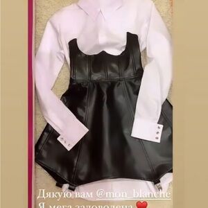 Black skirt with a corset one size / retro style